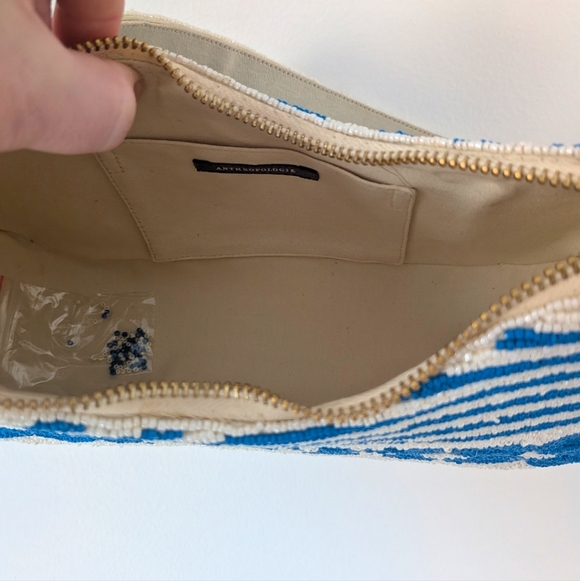 NWT Anthropologie Asymmetric Beaded Shoulder Bag - Picture 11 of 11